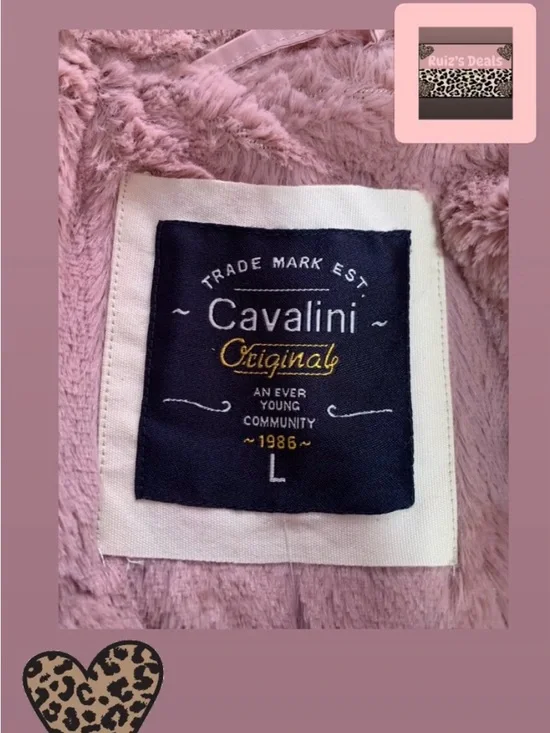 Cavalini Mauve Blush Pink Hooded Utility Jacket with Zip Pockets - Picture 5 of 6